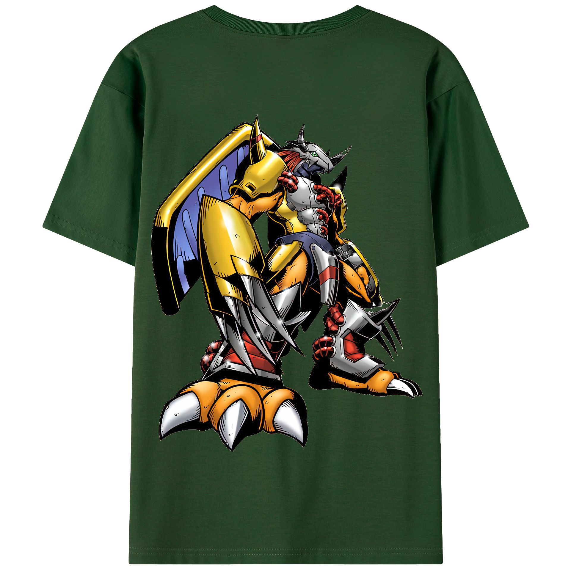（画像用） Digimon デジタルモンスター/デジモン 綿100％半袖Tシャツ（背面プリント）